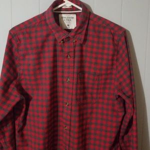 Abercrombie and Fitch men's flannel shirt